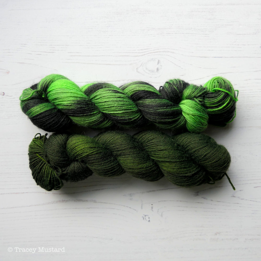Shawl Bundle // Neon Green