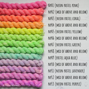 Neon Pastels Semi-solids // 100g // choose individual colours