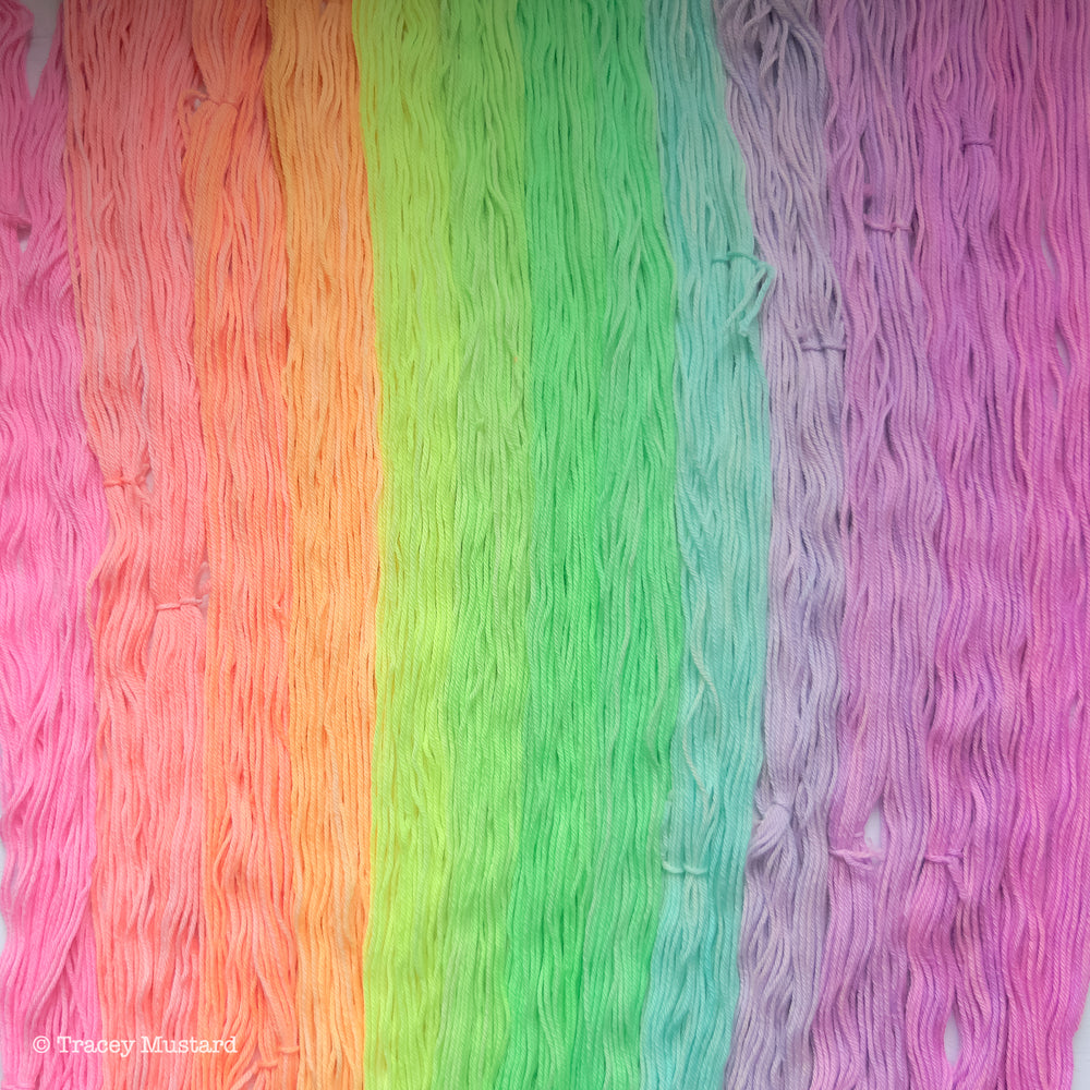 Neon Pastels Rainbow Bundle // 13 colours // 20g, 50g, and 100g