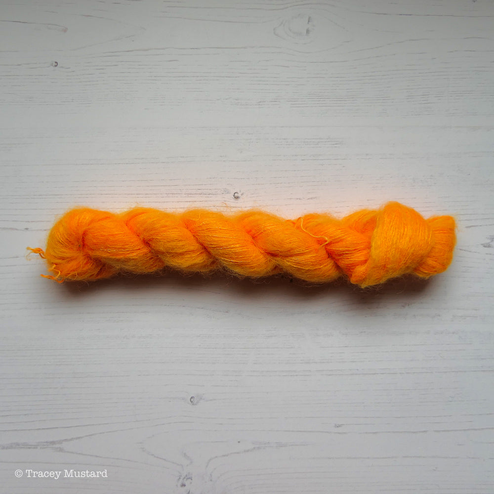 
            
                Load image into Gallery viewer, Neon Orange Mohair
            
        