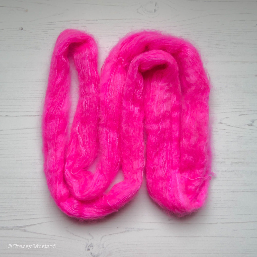
            
                Load image into Gallery viewer, Neon Pink Mohair
            
        