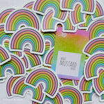 Rainbow Die-cut PVC Stickers // RTS