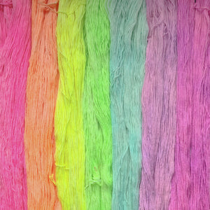Neon Pastels Rainbow Bundle // 7 colours // 20g, 50g, and 100g